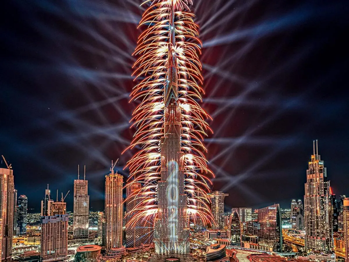 شقة Trophy 2Br Aladdin Estate W Burj Khalifa View دبي